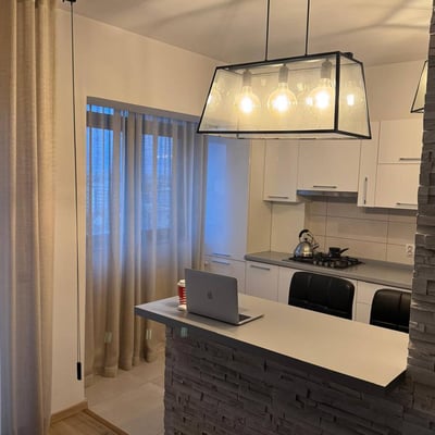 Rental of a bright 2-room apartment, 76 m², Bucureștii Noi area, Bucharest, Romania